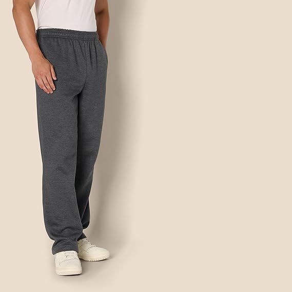 Men's Relaxed Straight Leg Fleece Open Bottom Sweatpant (Available in Big & Tall)