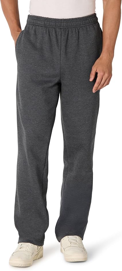 Men's Relaxed Straight Leg Fleece Open Bottom Sweatpant (Available in Big & Tall)